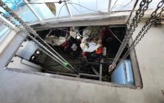 Moderne maritieme techniek aan boord van AmaSofia